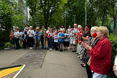 21.06.24  МИТИНГ  НА АЛЛЕЕ ПАМЯТИ ШКОЛЫ 1246 В ДЕНЬ ПАМЯТЬ И СКОРБИ