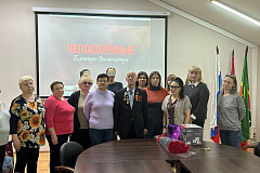 28.01.25 Поздравление в управе района жителя блокадного Ленинграда Немчина Е.И. с годовщиной полного снятия блокады