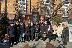 21.02.2025 Митинг,посвященный Дню защитника Отечества,на мемориале "Память" школы 1246